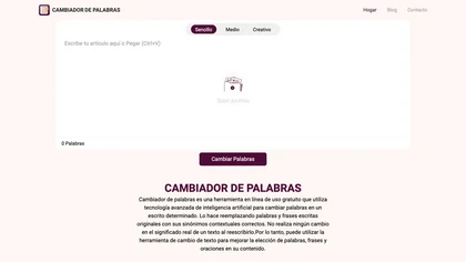 Cambiador De Palabras